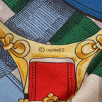 Hermes Scarf Carre Geant 140 Cavalcadour Yellow Silk — view 3