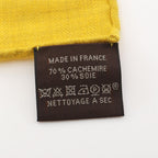 Hermes Scarf Carre Geant 140 Cavalcadour Yellow Silk — view 4