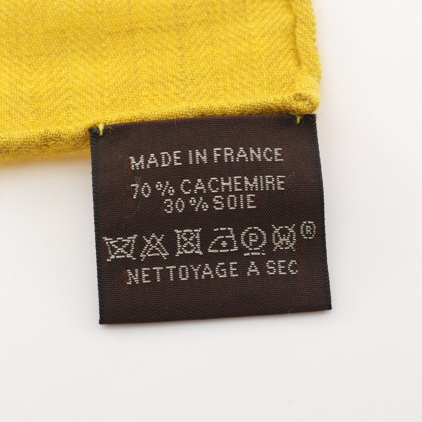 Hermes Scarf Carre Geant 140 Cavalcadour Yellow Silk — view 4