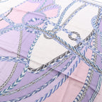 Hermes Scarf Carre Geant 140 Robe du Soir Purple Silk — view 2