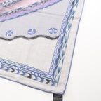 Hermes Scarf Carre Geant 140 Robe du Soir Purple Silk — view 7