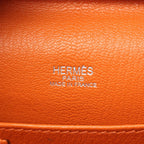 Hermes Handbag Sac Anvi 26 Orange Leather — view 4