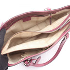 Gucci Tote Interlocking Pink Purple Leather — view 3