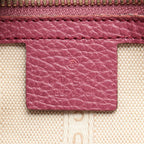 Gucci Tote Interlocking Pink Purple Leather — view 4