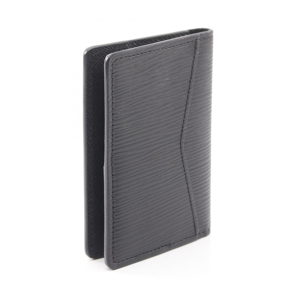 Louis Vuitton Card Case Organizer de Poche Noir Leather — view 2