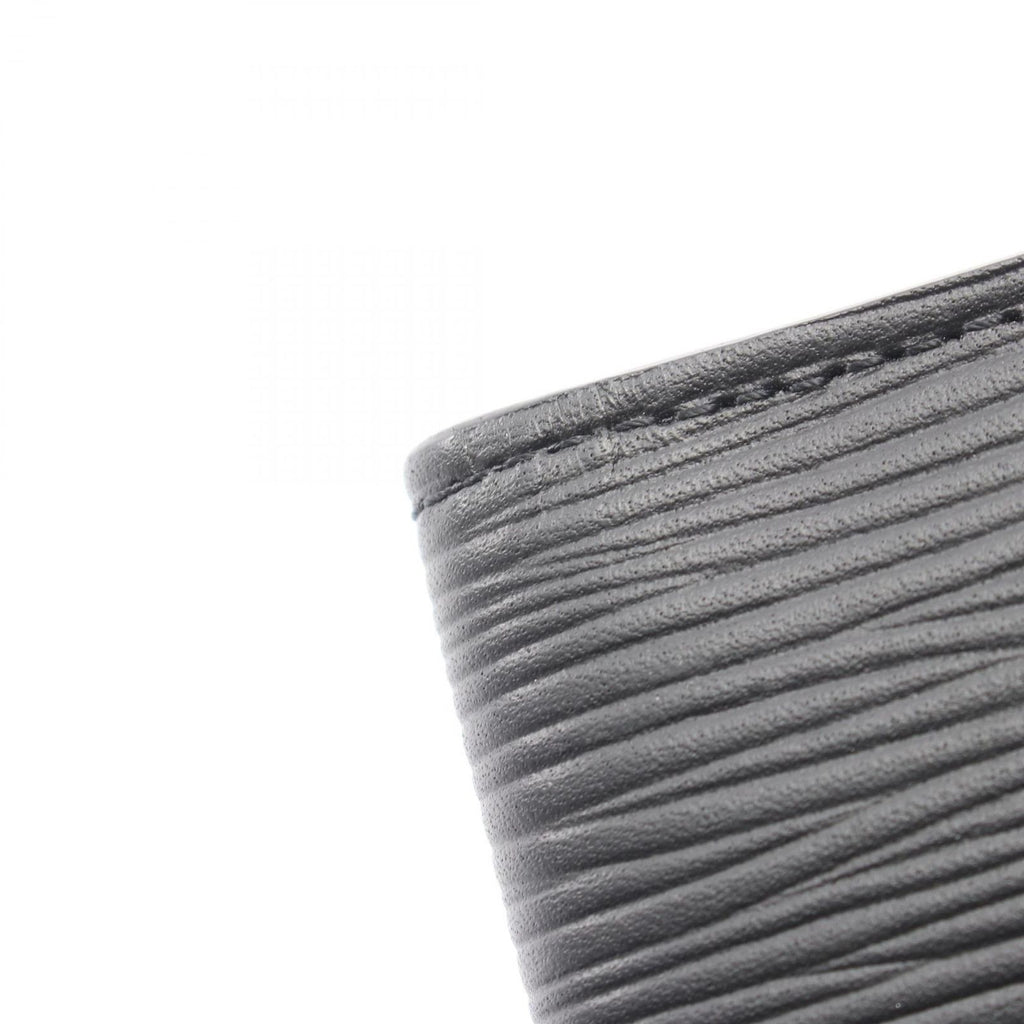 Louis Vuitton Card Case Organizer de Poche Noir Leather — view 6