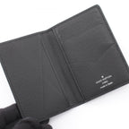 Louis Vuitton Card Case Organizer de Poche Noir Leather — view 3