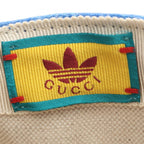 Gucci Cap Adidas GG Pattern Trefoil Baseball Nylon Leather — view 4