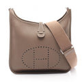 Hermes Shoulder Bag Evelyne 3 Trois PM Etoupe Leather