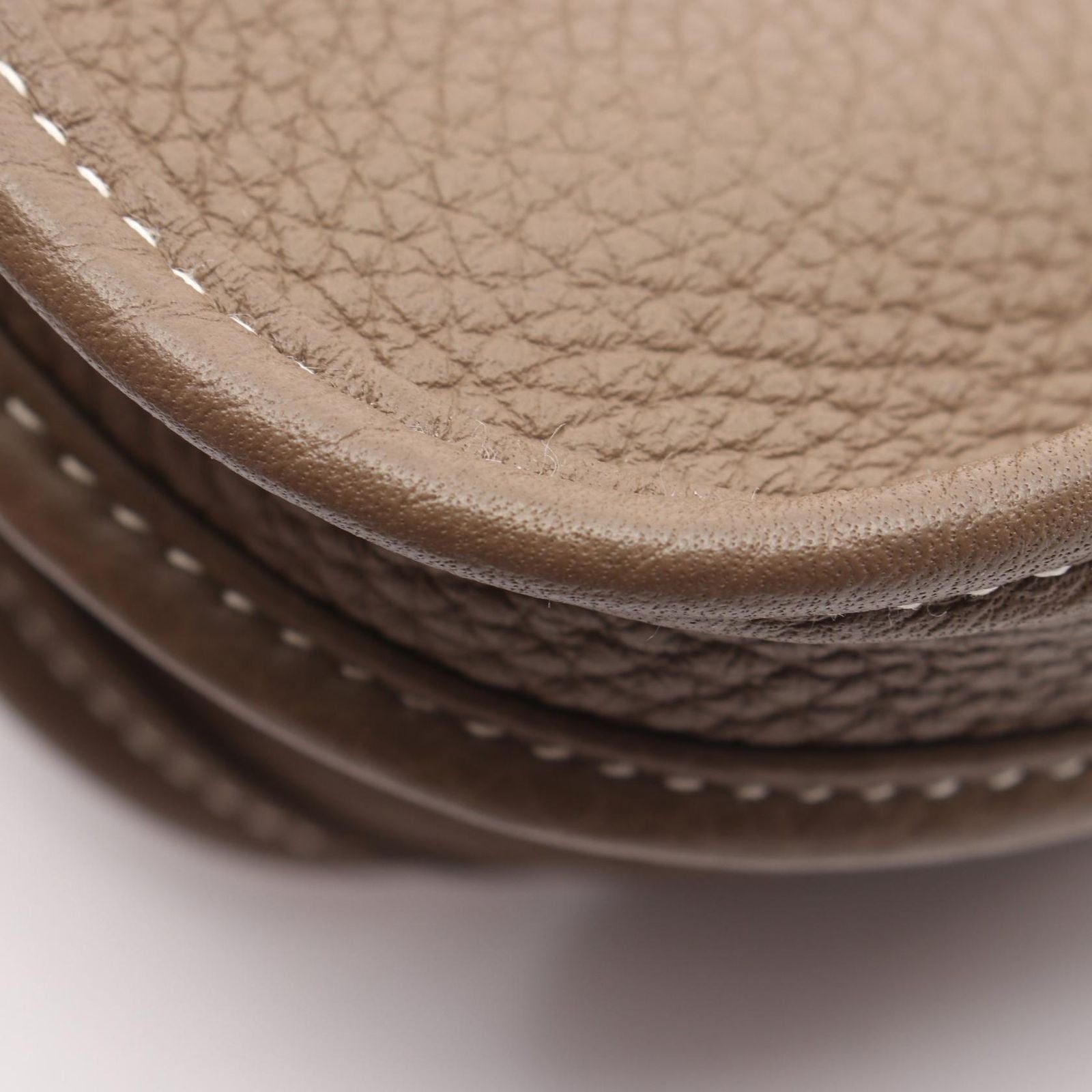 Hermes Shoulder Bag Evelyne 3 Trois PM Etoupe Leather — view 8