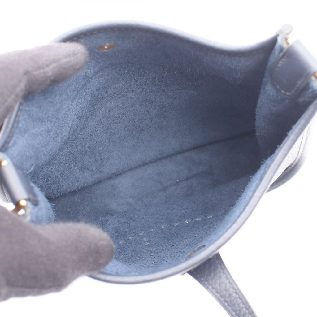 Hermes Shoulder Bag Evelyne TPM Amazon Blue Nuit Leather TPM — view 3