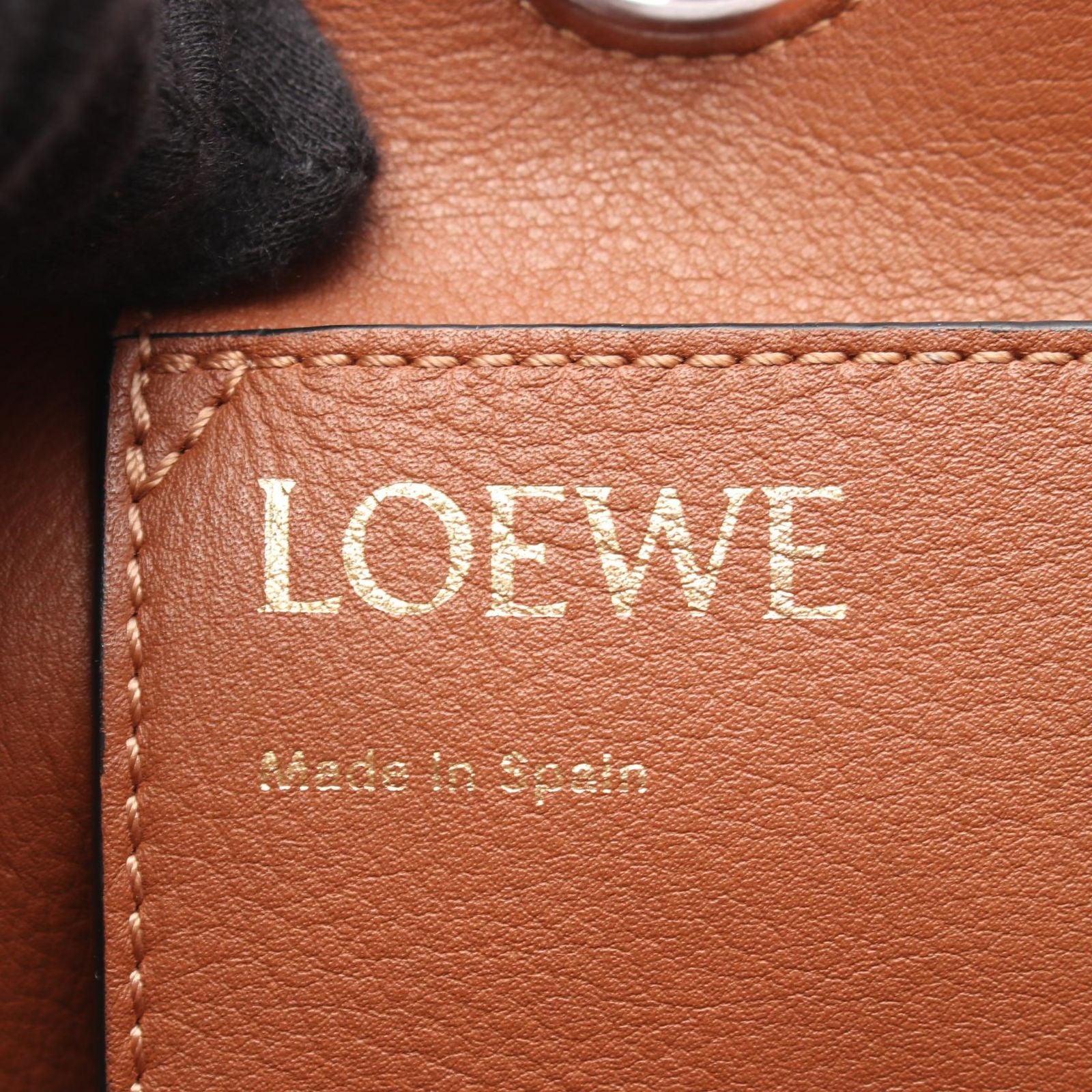 Loewe Tote Anagram 2-Way Natural Brown Canvas Small — view 4