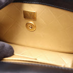 Chanel Shoulder Bag Quilted Black Lambskin Chain — view 6