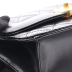 Chanel Shoulder Bag Quilted Black Lambskin Chain — view 8