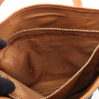 Celine Tote Macadam Dark Brown Canvas Leather — view 6