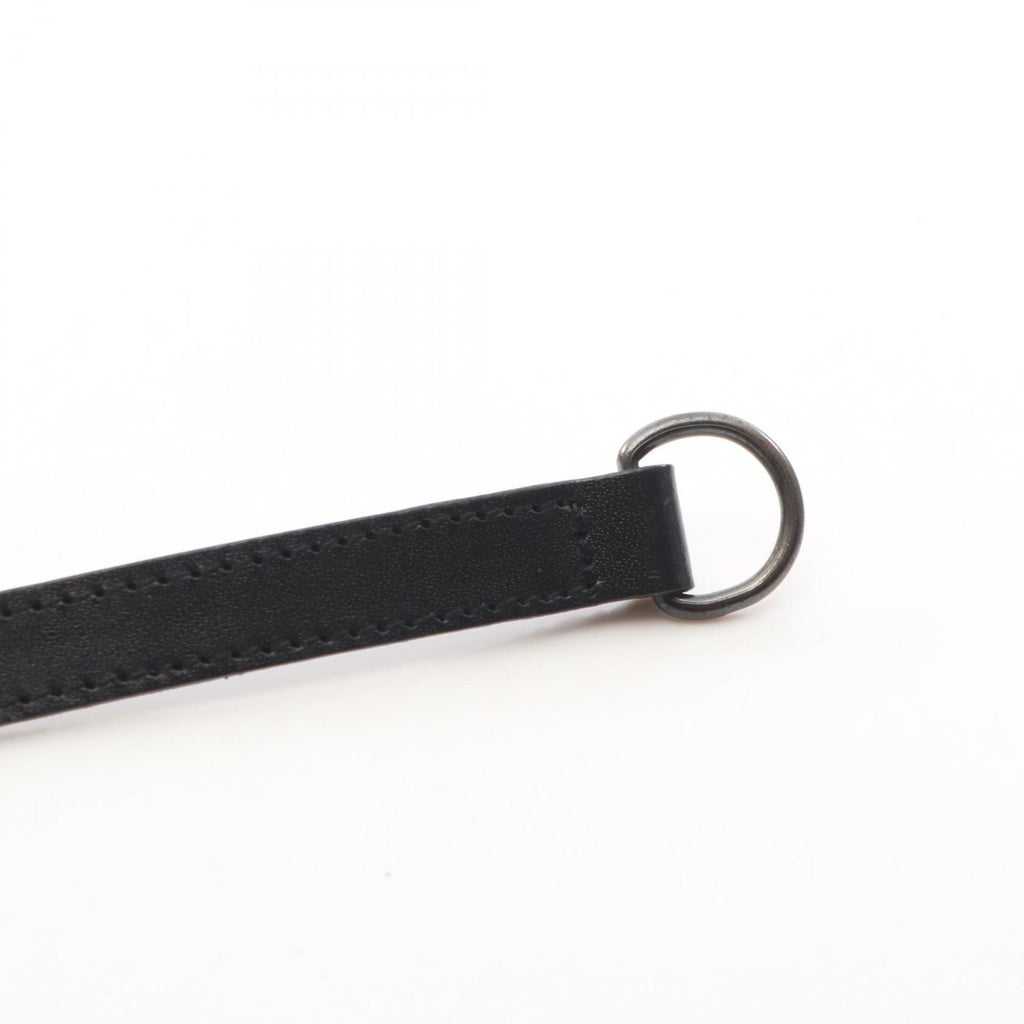 Chanel Belt Logo Plate Leather — view 3