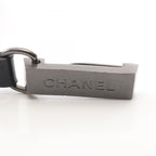Chanel Belt Logo Plate Leather — view 2