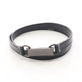 Chanel Belt Logo Plate Leather