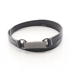 Chanel Belt Logo Plate Leather