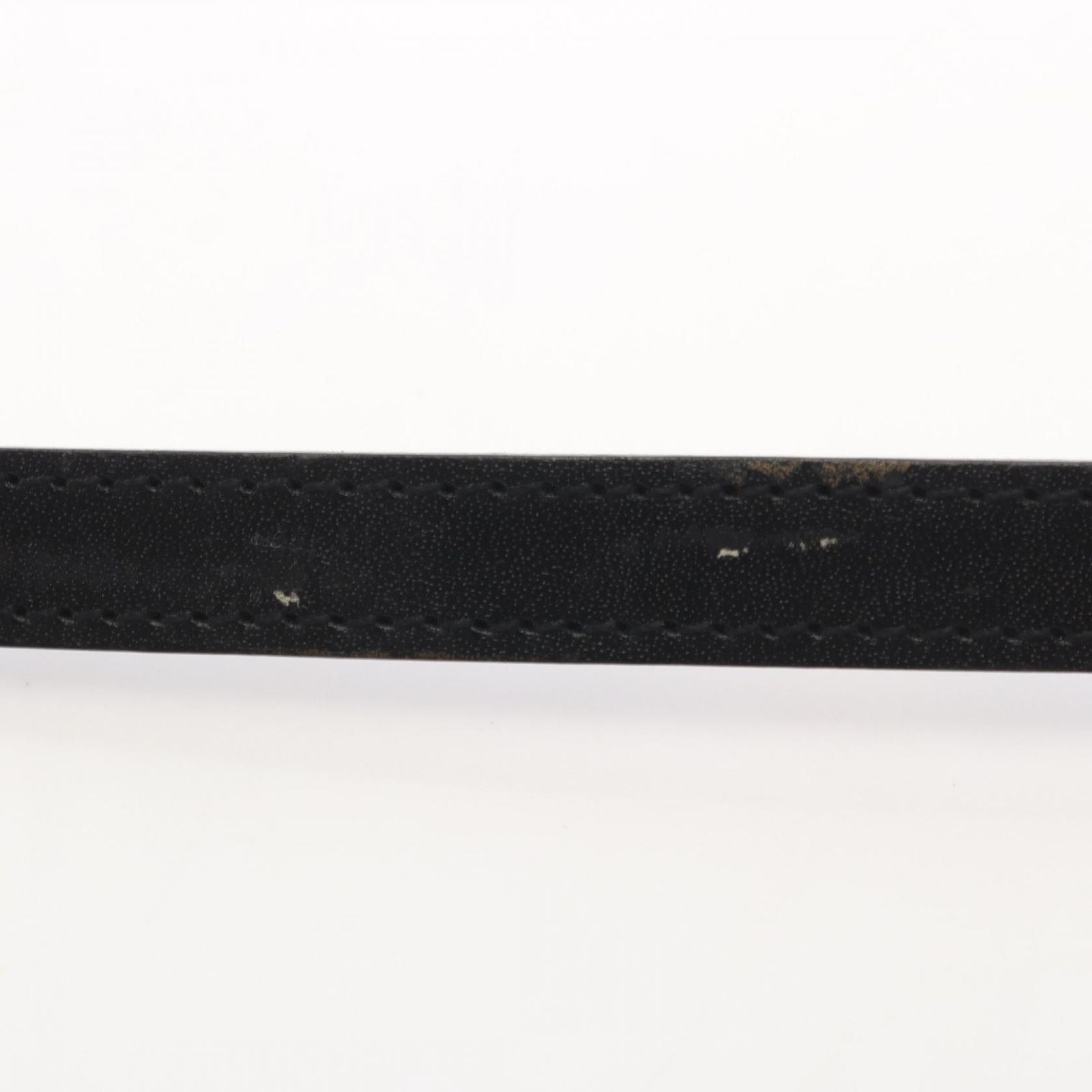 Chanel Belt Logo Plate Leather — view 8
