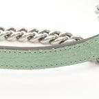 Gucci Shoulder Bag GG Marmont Quilted Small Light Green Exotic Cles the Chain — view 6