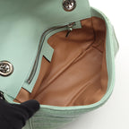 Gucci Shoulder Bag GG Marmont Quilted Small Light Green Exotic Cles the Chain — view 3