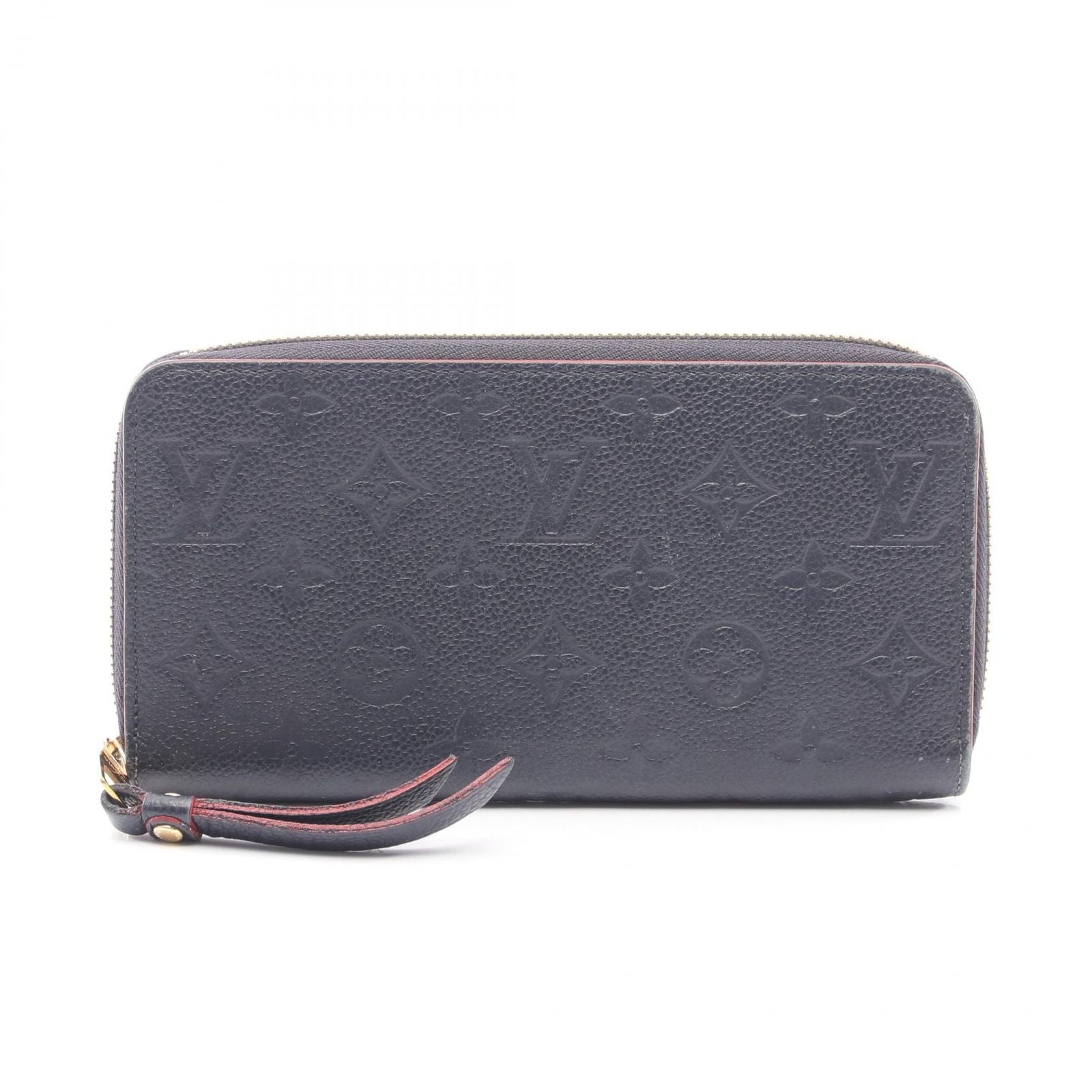 Louis Vuitton Round Wallet Zippy Monogram Empreinte Marine Leather