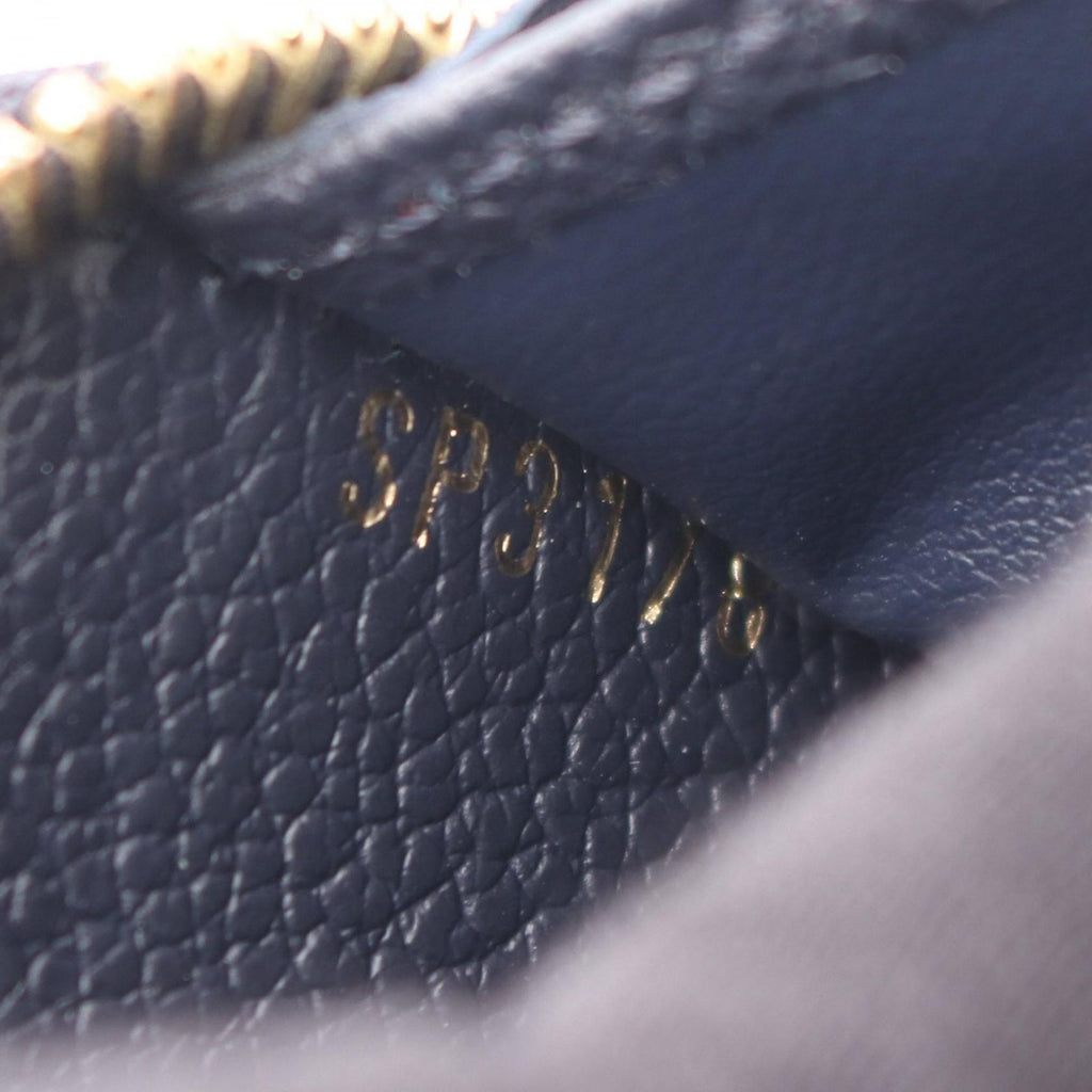 Louis Vuitton Round Wallet Zippy Monogram Empreinte Marine Leather — view 5