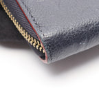 Louis Vuitton Round Wallet Zippy Monogram Empreinte Marine Leather — view 6