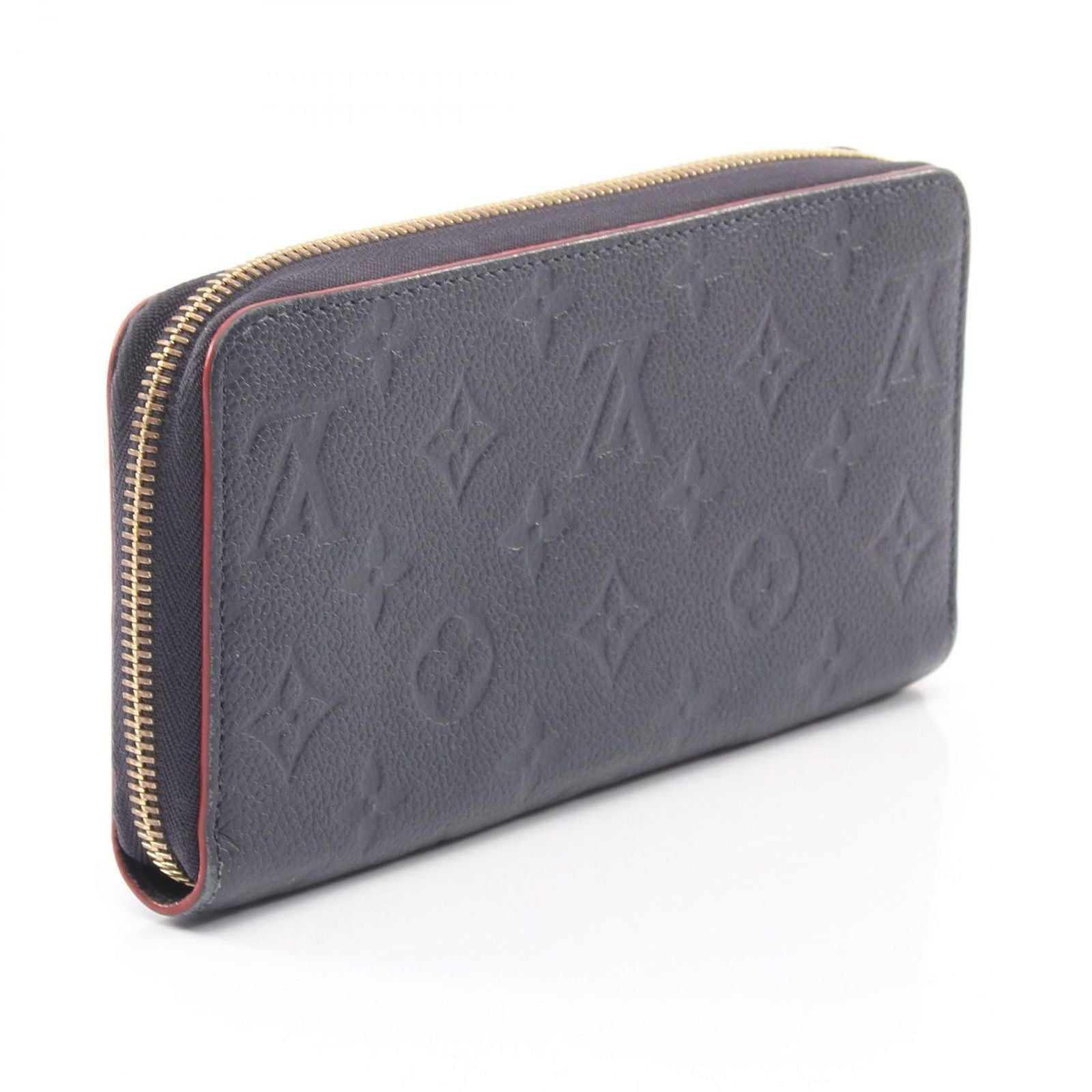 Louis Vuitton Round Wallet Zippy Monogram Empreinte Marine Leather — view 2