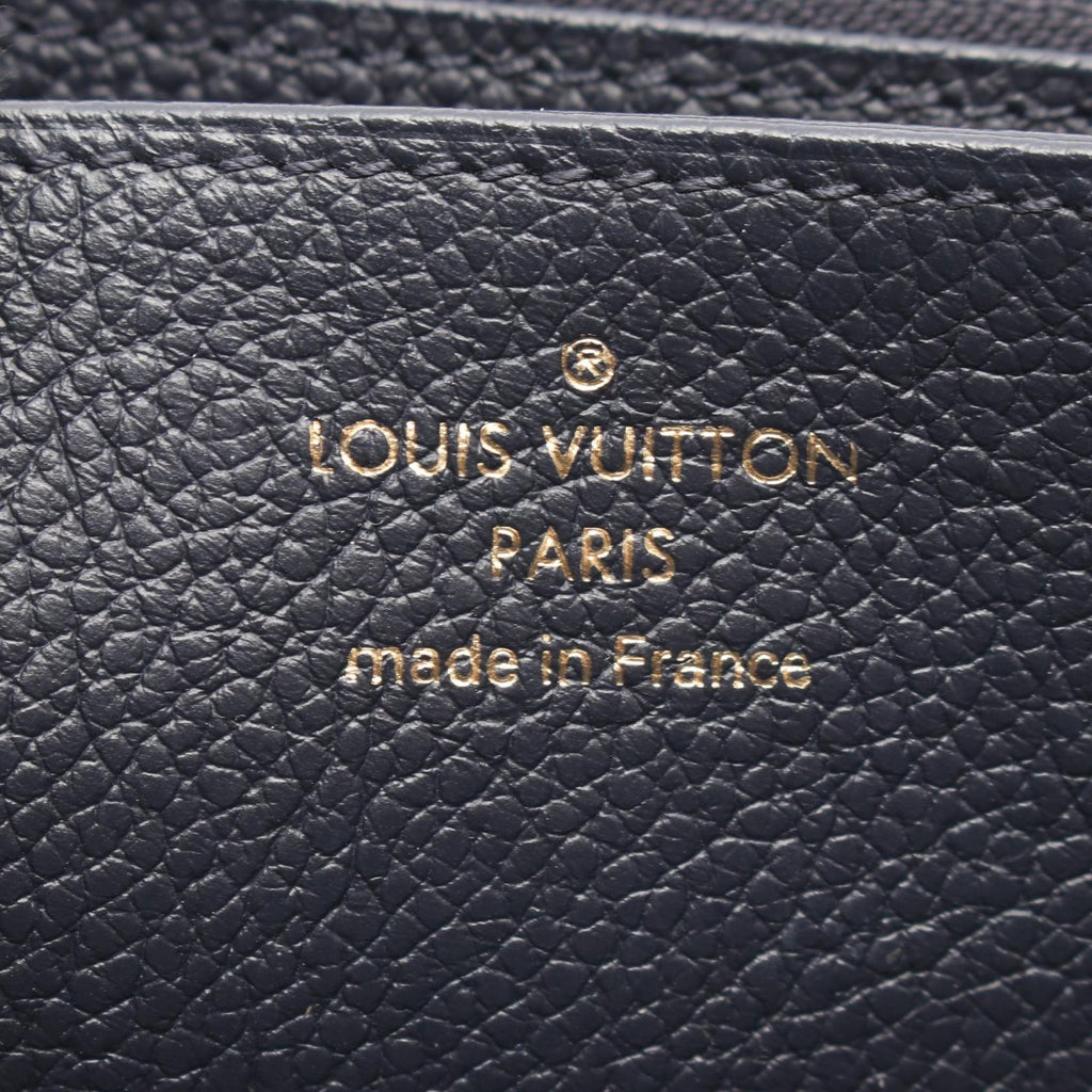Louis Vuitton Round Wallet Zippy Monogram Empreinte Marine Leather — view 4