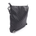 Gucci Shoulder Bag GG Pattern Abbey Black Nylon Leather — view 2