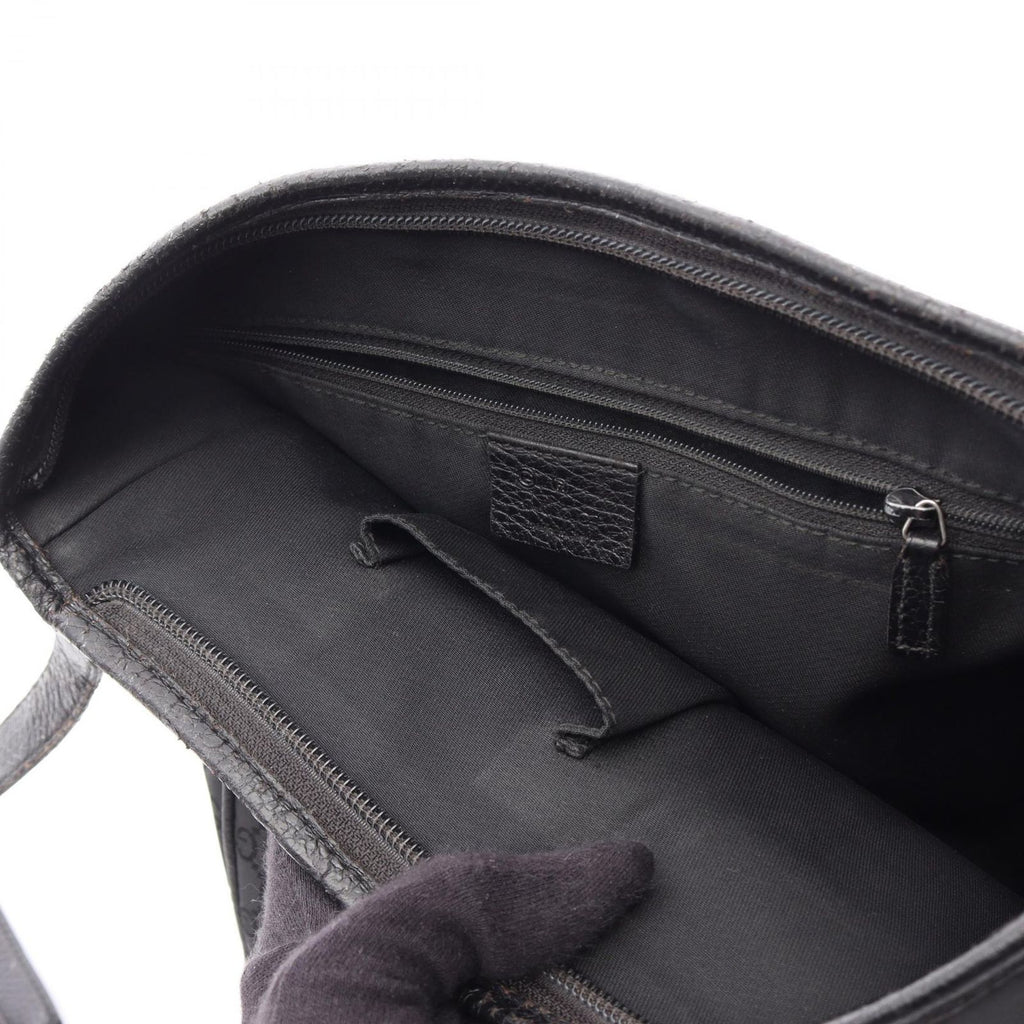 Gucci Shoulder Bag GG Pattern Abbey Black Nylon Leather — view 6