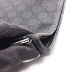 Gucci Shoulder Bag GG Pattern Abbey Black Nylon Leather — view 7