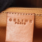 Celine Handbag Macadam Dark Brown Canvas Leather Mini Boston — view 4