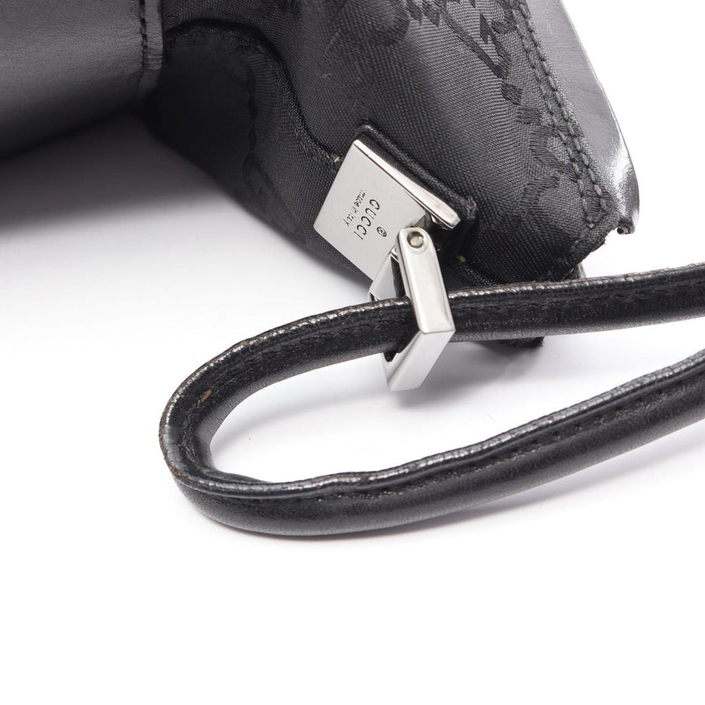 Gucci Shoulder Bag GG Pattern 001 Black Nylon — view 6