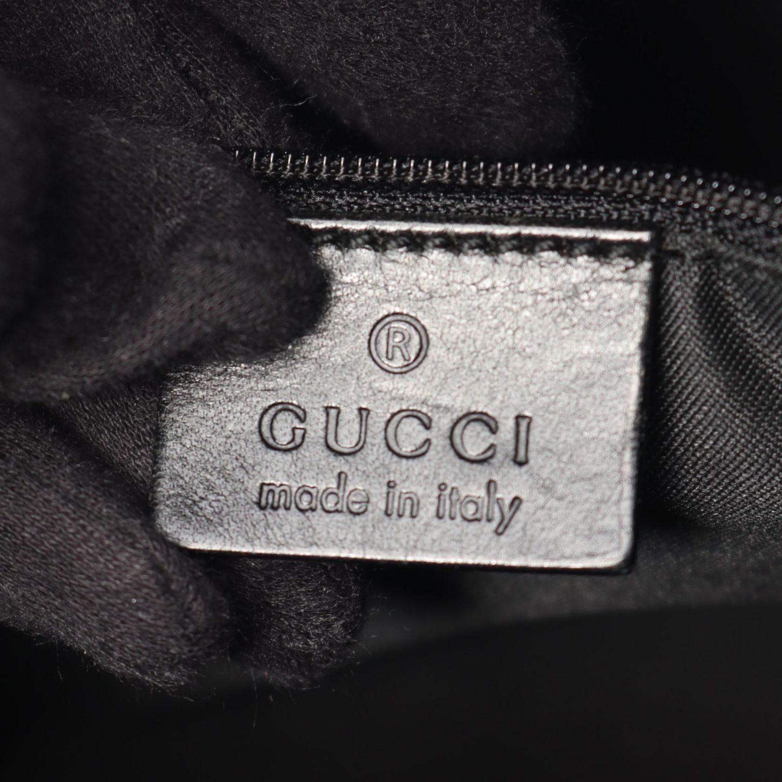 Gucci Shoulder Bag GG Pattern 001 Black Nylon — view 4