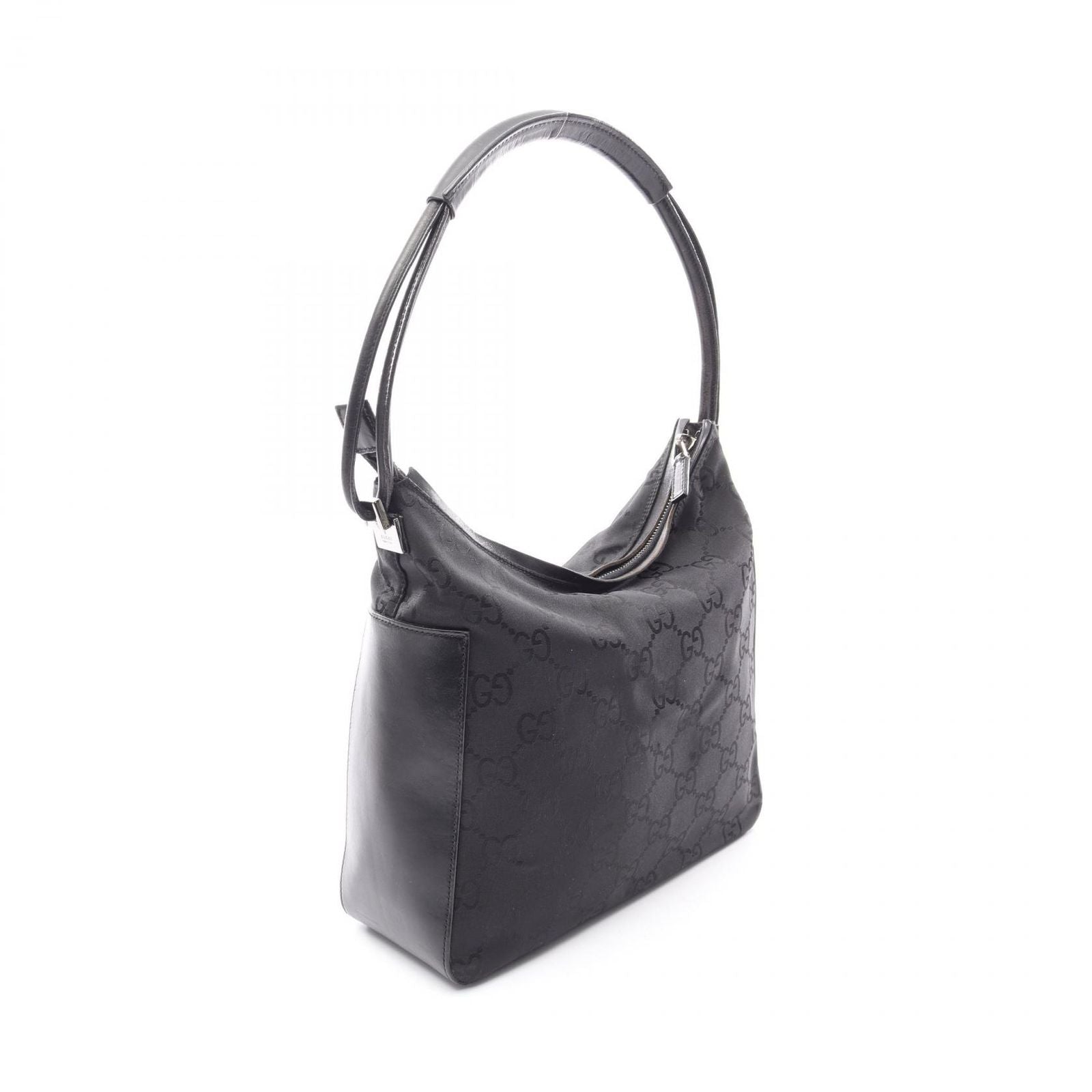 Gucci Shoulder Bag GG Pattern 001 Black Nylon — view 2
