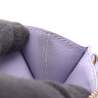 Bottega Veneta Bifold Wallet Small Cassette Maxi Intrecciato Purple Leather — view 6