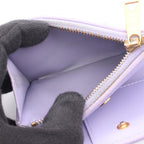 Bottega Veneta Bifold Wallet Small Cassette Maxi Intrecciato Purple Leather — view 4