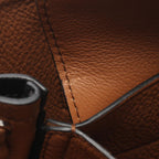 Prada Tote Triangle Logo 2-Way Black Leather — view 5