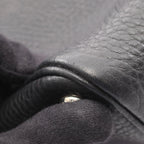 Prada Tote Triangle Logo 2-Way Black Leather — view 7