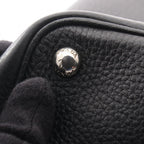 Prada Tote Triangle Logo 2-Way Black Leather — view 8