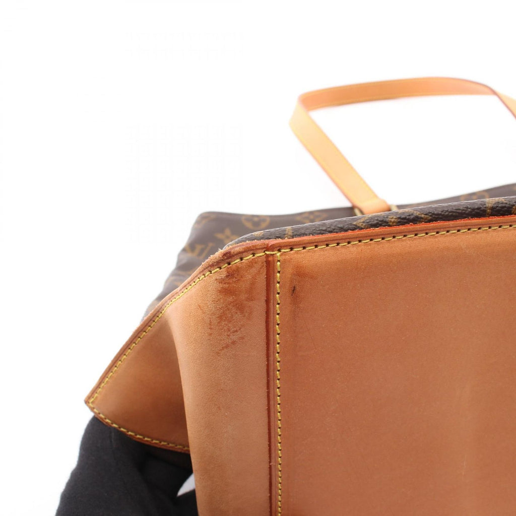 Louis Vuitton Tote Cabas Mezzo Monogram Canvas Leather — view 7