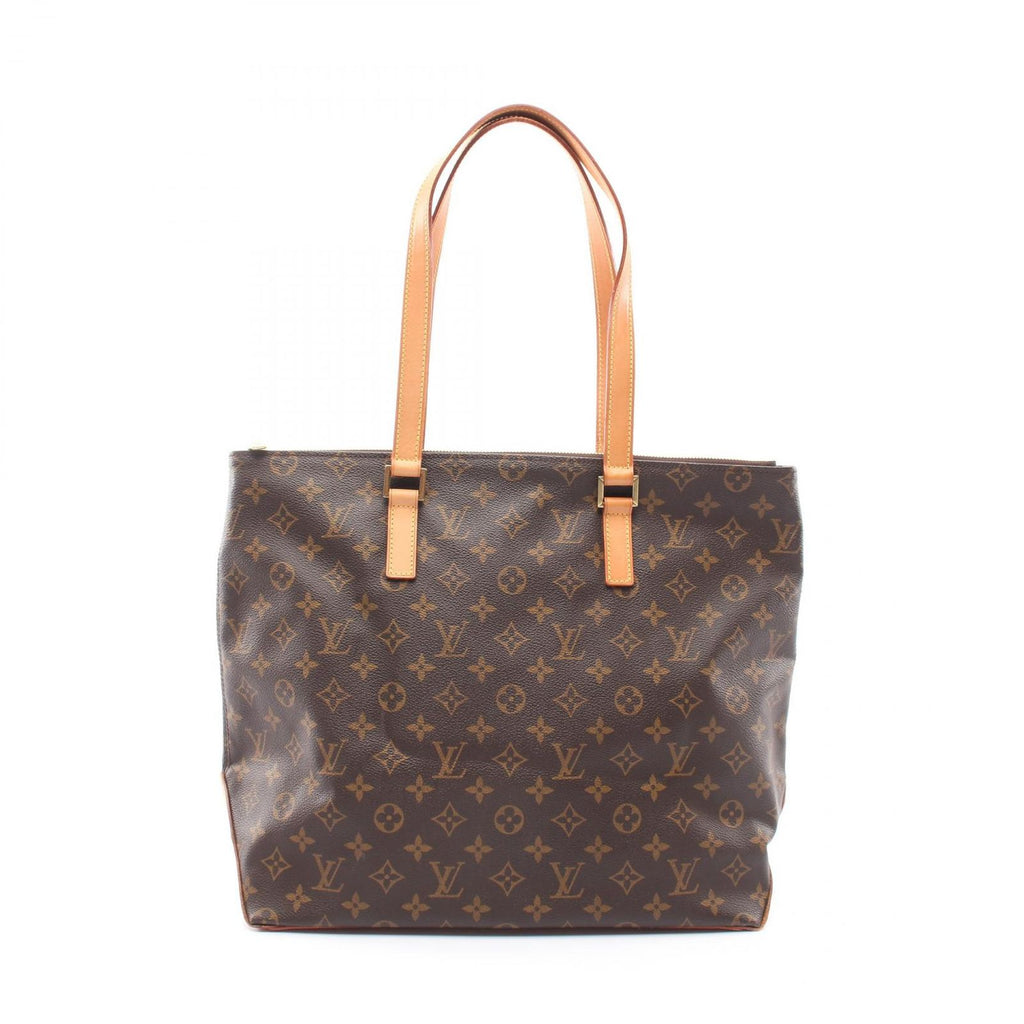 Louis Vuitton Tote Cabas Mezzo Monogram Canvas Leather