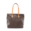 Louis Vuitton Tote Cabas Mezzo Monogram Canvas Leather