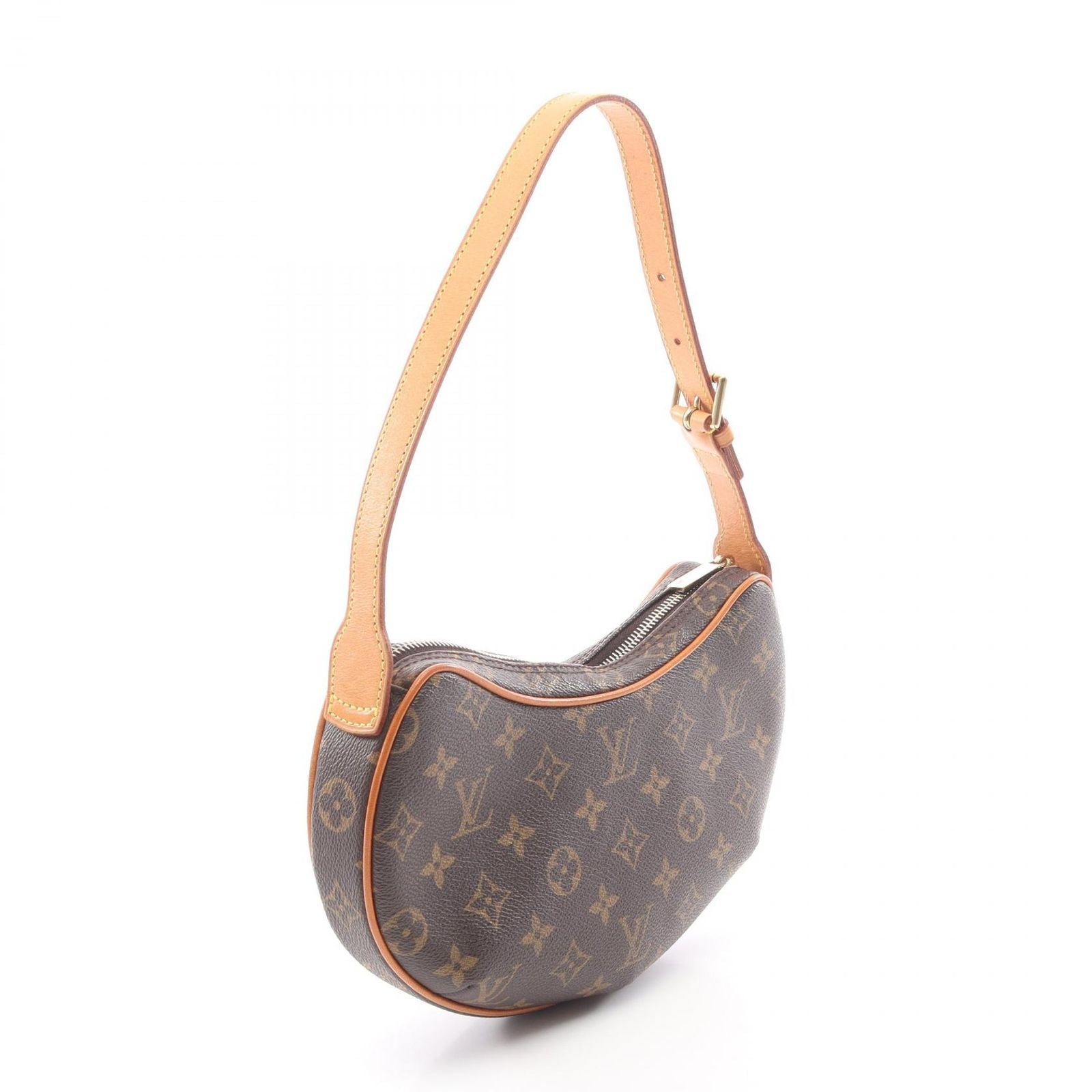 Louis Vuitton Shoulder Bag Pochette Croissant Monogram Canvas Leather — view 2