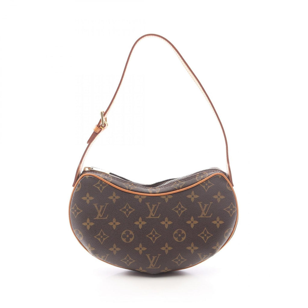 Louis Vuitton Shoulder Bag Pochette Croissant Monogram Canvas Leather