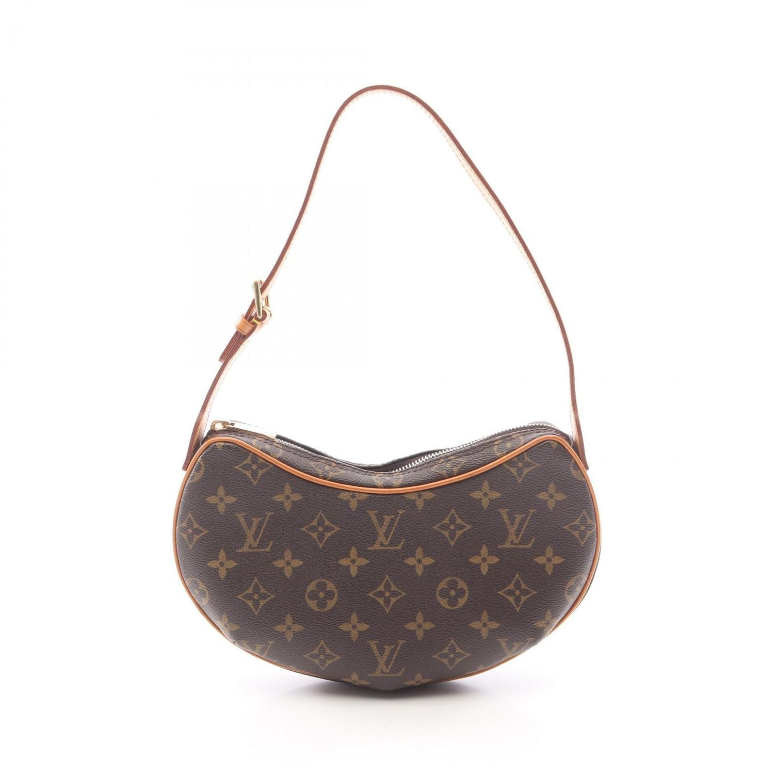 Louis Vuitton Shoulder Bag Pochette Croissant Monogram Canvas Leather