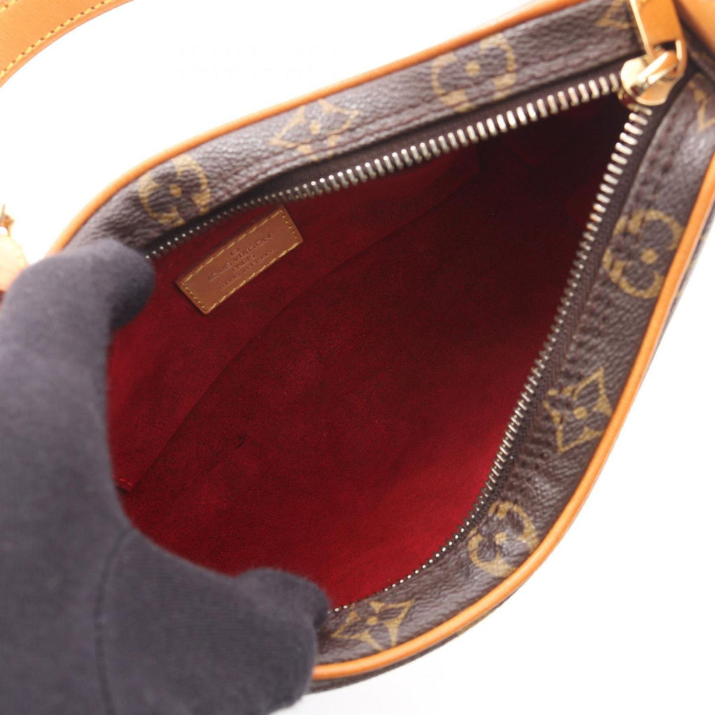 Louis Vuitton Shoulder Bag Pochette Croissant Monogram Canvas Leather — view 3